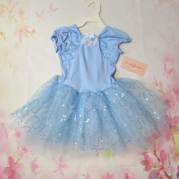 Dance Dress Costume New SC 4-5 IC 6-7 Leotard Tu Tu Skirt Child Ballet Jazz Tap - Picture 5 of 10